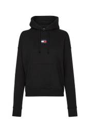 Sweatshirt - TJW TOMMY CENTER BADGE HOODIE black