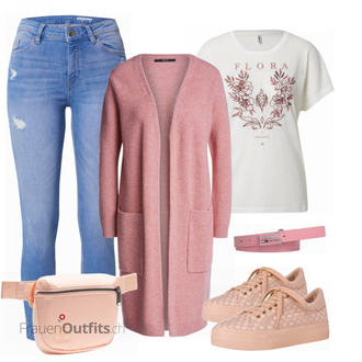 Outfit mit Blau EDC by Esprit "Stilvoller Look für die Freizeit"