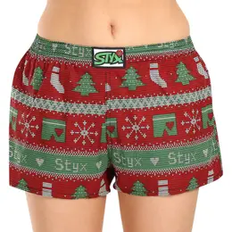 Women's briefs art classic rubber Christmas knitted