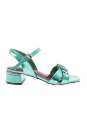 352-23y Women's Twist Accessory Low Heel Sandals