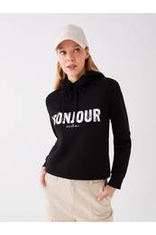 Printed Long Sleeve Women's Hoodie