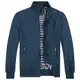 Allthemen Herren Jacke mit Stehkragen Übergangsjacke Herbst Freizeit Sportjacke Bomberjacke #1601 Blau M
