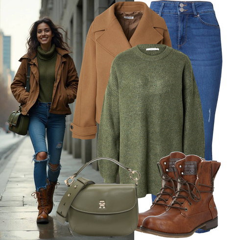 Dunkelbraun/Braun Stiefel Biker Boot/SpringerStiefel/SchnürStiefel/MotorradStiefel Mustang kombinieren mit Dunkelgrün/Grün Longpullover/Kaschmir Pullover/Mohair Pullover/Oversized Pullover/Einfacher Pullover/Winterpullover/Wollpullover/Kaschmir-Strickjacke/Strick Poncho/Rundhals-Strickjacke/Stehkragen-Strickjacke/Winter Strickjacke/Wolle Strickjacke About You