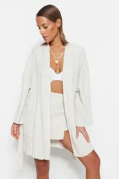 krmov mini kimono a kaftan s pskem z lnn smsi