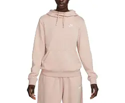 Nike Club Fleece Women Hoody (XS, pink/White)