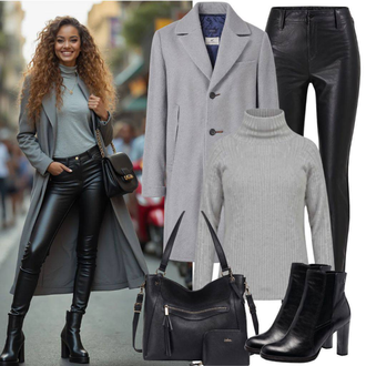 Ronde tenues avec Noir Leggings Grande Taille/Pantalon Grande Taille/Leggings Legging Aspect Cuir/Pantalon en Simili Cuir/Legging en cuir/Leggings Scrunch/Legging en Velours Côtelé/Legging Doublé/Pantalon en Cuir Studio Untold "Tenue printanière à la mode"