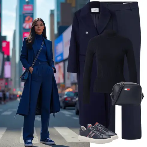 Comment poter Bleu foncé Manteau/Robe Grande Taille/Manteau en Cachemire/Long manteau/Manteau Long/Manteau Mi-long/Manteau Oversize/Manteau Caban/Manteau Vintage/Manteau en Laine/Manteau de Laine kavazi avec Bleu foncé Manteau/Robe Grande Taille/Manteau en Cachemire/Long Manteau/Manteau Long/Manteau Mi-long/Manteau Oversize/Manteau Caban/Manteau Vintage/Manteau en Laine/Manteau de Laine kavazi