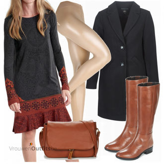 Outfit met Desigual "Mooie winter look"