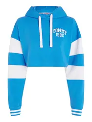 Tommy Jeans Sweatshirt himmelblau / weiß