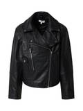Schwarze Leder Bikerjacken image