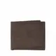 FOSSIL Geldbörse NOVA LARGE COIN POCKET aus Leder braun