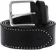 Marc O'Polo Leren Riem Marie-Rivet Belt Ladies W80 Black Zwart