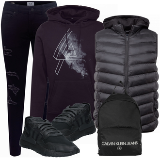 Outfit mit Sneaker/Leder Sneaker Adidas Originals "Alltags Outfit"
