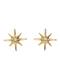 Six Ohrstecker gold