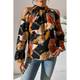 Elegantna Bluza Sa Cvjetnim Uzorkom, Svijetlo Plava