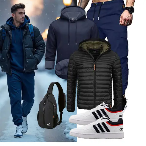 Schwarz/Dunkelgrün/Khaki Isolationsjacke/Daunenjacke/Kunstfaserjacke/Jacke mit Seitlichem Reißverschluss/Herbstjacke/Winterjacke/Puffer Jacke/Thermojacke/Steppjacke/Verstaubare Jacke/Kapuzenjacke Indicode kombinieren