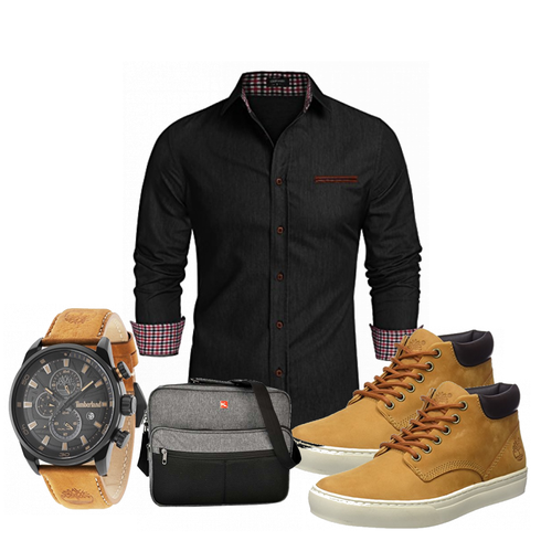 Blau Overall COOFANDY kombinieren