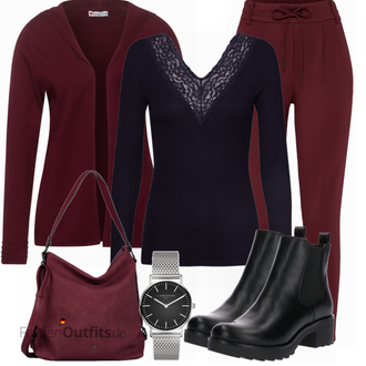 Oversize Kurz Outfit mit Schwarz Chelsea Boot/Lederjacke/Flache Stiefelette/Gummistiefelette About You "Perfekt für den Frühling"Look: Uni, Schick, Edel, Coole, Oversize, Techno, Unisex, Wetlook