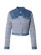 GUESS Prehodna jakna 'ELSIE'  modra / moder denim / svetlo modra / bela