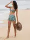 Strandrock Sunflair Türkis/Petrol/Weiß 