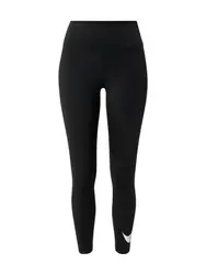 NIKE Sporthose schwarz / weiß