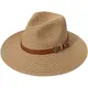 DRESHOW Damen Panama Hut Fedora Strand Sonnenhut Breiter Rand Stroh Aufrollen Hut UPF 50+