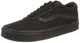 Vans Herren Ward Sneakers, Schwarz (Canvas) Black 186, 43 EU