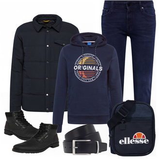 Outfit mit Stiefel Jack & Jones "Freizeit Outfit"