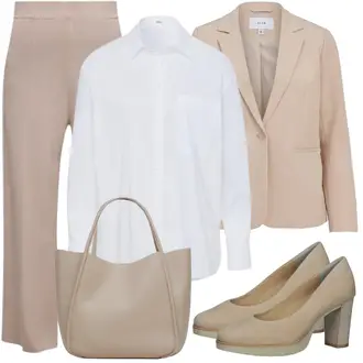 Outfit mit Ballerina Paul Green "Casual Business Outfit"