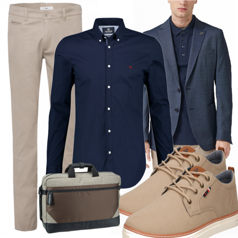 Beige Bullboxer kombinieren