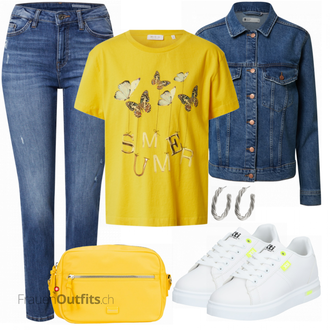 Outfit mit Blau EDC by Esprit "Modischer Sommer Look"