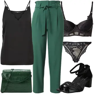 Kratka Outfit sa Crna/Bijela/Siva Majica I Top Veći Broj/Tunika/Haljina Veći Broj/Kupaći Kostim Za Veću Veličinu/Bluza Veći Broj Only "Poslovni look"