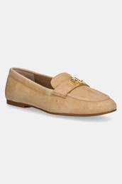 Mokasini iz semia Lauren Ralph Lauren Averi III enski, be barva, 802946809007