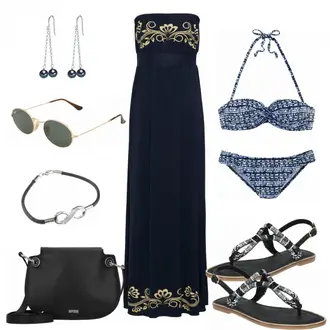 Outfit mit Bademode Lascana "Rita"
