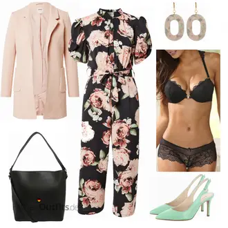 Outfit mit Jumpsuit AX Paris "Retro Businessoutfit"