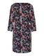 TOM TAILOR Kleid mit Blumen-Print navy / mischfarben