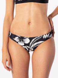 Bijelo-crni enski cvjetni bikini donji