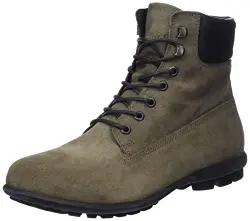 THINK! Herren Kong Leder gefütterte nachhaltige Stiefelette, 2000 Taiga/Kombi, 43 EU
