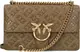 Pinko Love One Classic Dc Vitello Schoudertassen Dames - Groen - Maat ONESIZE