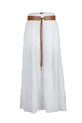 4tuality AO Amber Boho Retro Maxirock weiß Gr. S/M