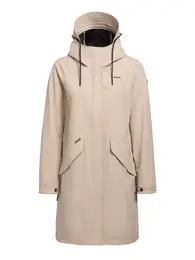 Přechodová parka světle béžová