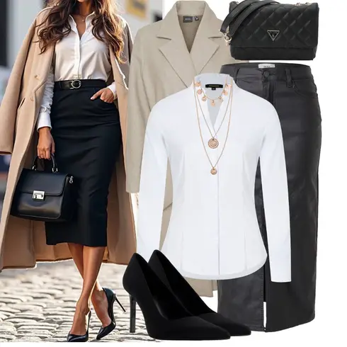 Kombinirajte Bijela/Ljubičasta/Siva Bluza Veći Broj More & More s Pink/Zlatni Dodatak Statement lančić/Ogrlica/Nakit set/Bogato ukrašena ogrlica Pilgrim