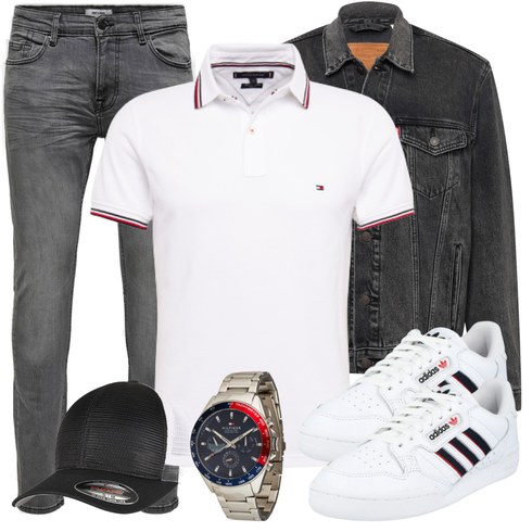 Grau/DunkelGrau/HellGrau Biker Jeans/Lederjacke/Leder Schuhe/Slim Fit Jeans/ThermoJeans/Herren Lederjacke/Winterjacke/Jeans mit Schlitz/Low Rise Jean Only & Sons kombinieren