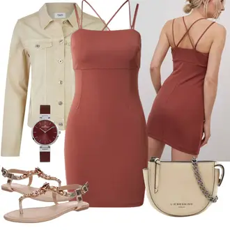 Outfit mit Beige/Grau Jeansjacke Angels "Perfekt für den Sommer"