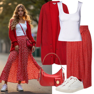Outfit met wit/Crème Leren sneaker/Lage Sneaker/Platte sneaker/Skateschoen/Sneaker met gaatjesmotief/Sneaker met sleehak/Zomer sneaker/Winter sneaker Puma "Lentekleding voor dames"