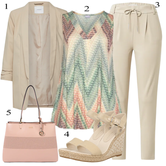 Surfant tenues avec Multicolore/Vert Cardigan Col Rond/Poncho & Kimono Poncho/Poncho en Tricot/Robe Grande Taille/Tricot Grande Taille/Tunique Lascana "tenues parfaite"Look: Surfant, Bowling