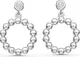 CHRIST Ohrstecker ''''87532062'''' silber / weiß