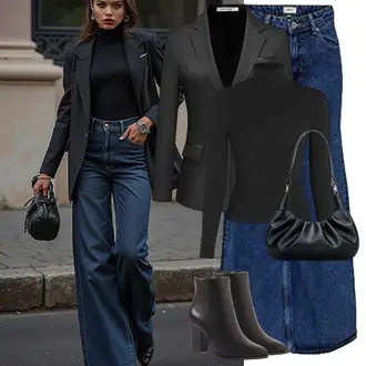 Latex Outfit mit Schwarz Sommerstiefelette/Gefütterte Stiefelette/Klassische Stiefelette/Leder Stiefelette DREAM PAIRS "Perfekt Look für den Winter"