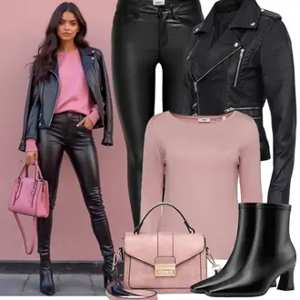 Mit Absatz Outfit mit Schwarz/Weiß SommerStiefelette/High Heels Stiefel/Gefütterte Stiefelette/Vintage Stiefelette/Spitzer Stiefel/Leder Stiefelette/Klassische Stiefelette NobleOnly "Modisches Freizeit Outfit"
