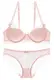 SHEKINI Damen Unterwäsche Set BH Und Slip Spitze Bügel BH Set Ungefüttert Dünn Lingerie Unterwäsche mit Hakenverschluss